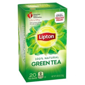 Lipton 100% Natural Green Tea 20 Tea Bags 30% off