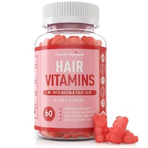 Purely Optimal Hair Vitamins Gummies 60 Count 30% off