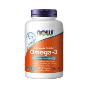 NOW Omega-3 1000mg 100 Softgels 30% off